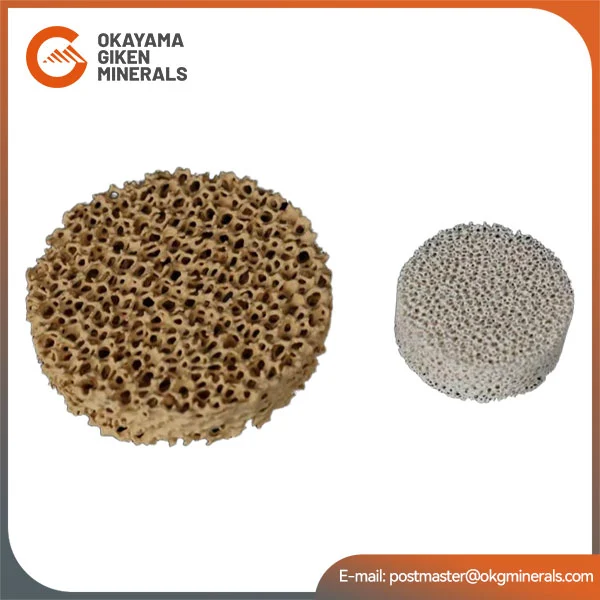 Ceramiczny filtr piankowy